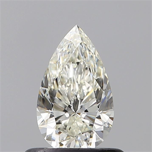 Picture of Natural Diamond 0.54 Carats, Pear with  Cut, I Color, VS1 Clarity and Certified by GIA