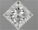 Natural Diamond 0.79 Carats, Princess with  Cut, H Color, VS1 Clarity and Certified by IGI