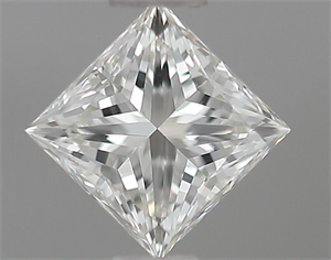 Picture of Natural Diamond 0.79 Carats, Princess with  Cut, H Color, VS1 Clarity and Certified by IGI