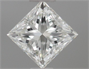 Natural Diamond 0.79 Carats, Princess with  Cut, H Color, VS1 Clarity and Certified by IGI