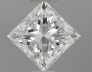 Picture of Natural Diamond 0.79 Carats, Princess with  Cut, H Color, VS1 Clarity and Certified by IGI