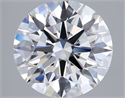 Del inventario de diamantes de laboratorio, 2.03 quilates, Redondo , Color E, claridad VVS1 y certificado GIA