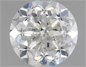 Natural Diamond 1.00 Carats, Round with Fair Cut, G Color, SI2 Clarity and Certified by HRD