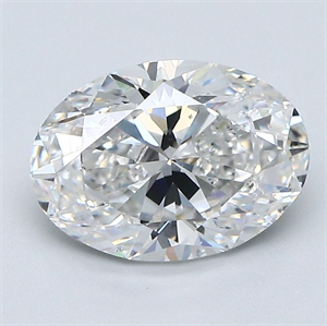 Picture of Natural Diamond 2.03 Carats, Oval with  Cut, F Color, SI1 Clarity and Certified by GIA