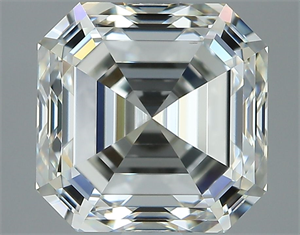 Foto Diamante Natural 2.50 quilates, Asscher , Color J, claridad VS1 y certificado GIA de