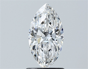 Picture of Natural Diamond 1.00 Carats, Marquise with  Cut, F Color, IF Clarity and Certified by GIA