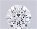 Lab Grown Diamond 1.53 Carats, Round with Excellent Cut, D Color, VVS2 Clarity and Certified by IGI