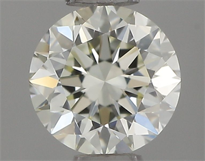 Picture of Natural Diamond 0.41 Carats, Round with Excellent Cut, L Color, VVS1 Clarity and Certified by IGI