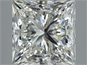 Natural Diamond 1.80 Carats, Princess with  Cut, J Color, IF Clarity and Certified by GIA