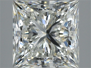 Picture of Natural Diamond 1.80 Carats, Princess with  Cut, J Color, IF Clarity and Certified by GIA