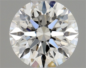Picture of Natural Diamond 0.40 Carats, Round with Excellent Cut, F Color, VVS1 Clarity and Certified by GIA