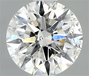 Picture of Natural Diamond 0.71 Carats, Round with Excellent Cut, H Color, SI1 Clarity and Certified by IGI