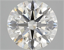 Lab Grown Diamond 2.71 Carats, Round with Ideal Cut, G Color, VVS2 Clarity and Certified by IGI