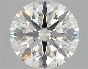 Picture of Lab Grown Diamond 2.71 Carats, Round with Ideal Cut, G Color, VVS2 Clarity and Certified by IGI