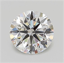 Lab Grown Diamond 1.02 Carats, Round with Ideal Cut, D Color, VVS2 Clarity and Certified by IGI