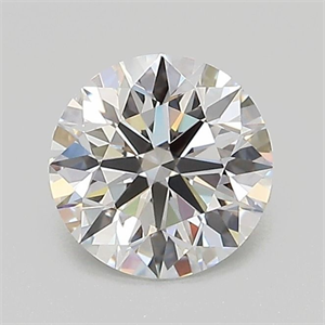 Picture of Lab Grown Diamond 1.02 Carats, Round with Ideal Cut, D Color, VVS2 Clarity and Certified by IGI