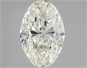 Natural Diamond 1.20 Carats, Oval with  Cut, K Color, VS1 Clarity and Certified by IGI