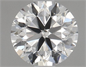 Natural Diamond 0.70 Carats, Round with Very Good Cut, G Color, SI2 Clarity and Certified by GIA