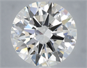 Lab Grown Diamond 6.05 Carats, Round with Excellent Cut, E Color, VVS2 Clarity and Certified by IGI