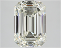 Diamante Natural 5.01 quilates, Esmeralda , Color J, claridad VS1 y certificado HRD