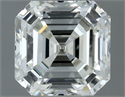 Natural Diamond 1.06 Carats, Asscher with  Cut, I Color, VS2 Clarity and Certified by IGI