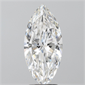 Natural Diamond 3.02 Carats, Marquise with  Cut, E Color, SI1 Clarity and Certified by GIA