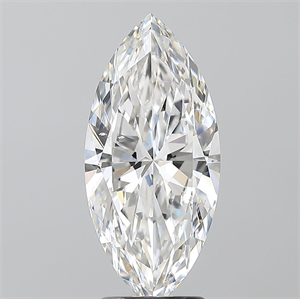 Picture of Natural Diamond 3.02 Carats, Marquise with  Cut, E Color, SI1 Clarity and Certified by GIA