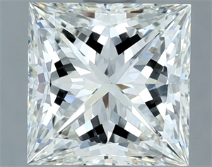 Picture of Natural Diamond 2.03 Carats, Princess with  Cut, H Color, VS1 Clarity and Certified by IGI