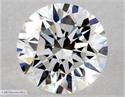 Diamante Natural 0.52 quilates, Redondo , Color H, claridad VVS2 y certificado GIA
