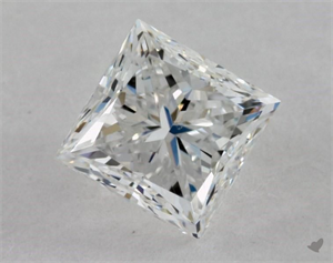 Foto Diamante Natural 0.99 quilates, Princesa , Color E, claridad SI1 y certificado GIA de
