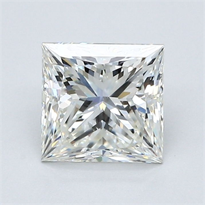 Foto Diamante Natural 1.40 quilates, Princesa , Color J, claridad VS1 y certificado GIA de