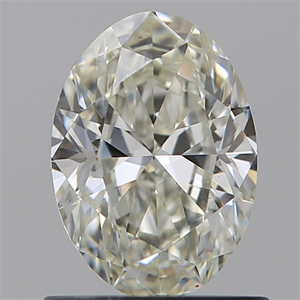 Picture of Natural Diamond 0.90 Carats, Oval with  Cut, J Color, VS2 Clarity and Certified by GIA