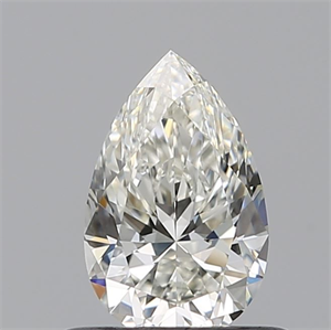 Picture of Natural Diamond 0.50 Carats, Pear with  Cut, H Color, VS2 Clarity and Certified by GIA
