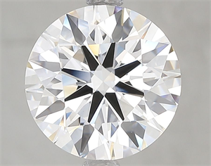 Picture of Lab Grown Diamond 3.07 Carats, Round with Ideal Cut, E Color, VS1 Clarity and Certified by IGI