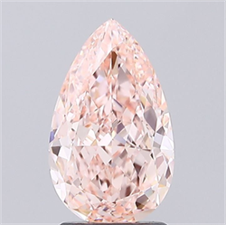 Picture of Lab Grown Diamond 2.19 Carats, Pear with  Cut, Fancy Vivid Pink Color, VVS2 Clarity and Certified by IGI