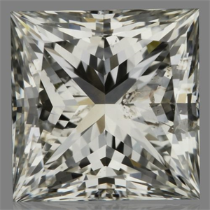 Picture of Natural Diamond 1.04 Carats, Princess with  Cut, I Color, I1 Clarity and Certified by GIA