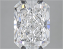 Natural Diamond 3.02 Carats, Radiant with  Cut, D Color, SI2 Clarity and Certified by GIA