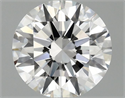 Lab Grown Diamond 1.04 Carats, Round with Ideal Cut, E Color, VS1 Clarity and Certified by IGI