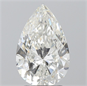 Diamante Natural 2.51 quilates, De pera , Color H, claridad SI2 y certificado GIA