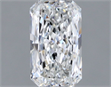 Natural Diamond 0.50 Carats, Radiant with  Cut, F Color, VS1 Clarity and Certified by GIA