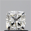 Natural Diamond 0.60 Carats, Cushion with  Cut, I Color, VVS2 Clarity and Certified by GIA