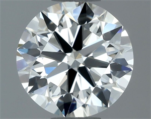 Picture of Natural Diamond 0.70 Carats, Round with Excellent Cut, H Color, VS1 Clarity and Certified by IGI