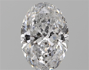 Picture of Natural Diamond 1.01 Carats, Oval with  Cut, D Color, I1 Clarity and Certified by GIA
