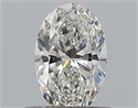 Natural Diamond 0.40 Carats, Oval with  Cut, G Color, VVS2 Clarity and Certified by GIA