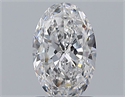 Natural Diamond 1.01 Carats, Oval with  Cut, D Color, VS1 Clarity and Certified by GIA