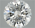 Del inventario de diamantes de laboratorio, 2.08 quilates, Redondo , Color D, claridad VVS2 y certificado IGI