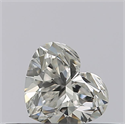 Natural Diamond 0.31 Carats, Heart with  Cut, G Color, VVS1 Clarity and Certified by GIA