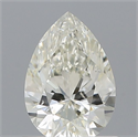 Natural Diamond 0.70 Carats, Pear with  Cut, K Color, SI1 Clarity and Certified by GIA