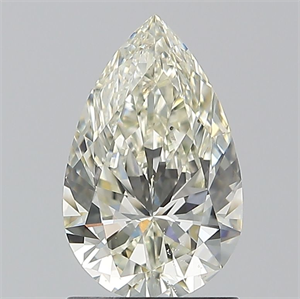 Foto Diamante Natural 1.30 quilates, De pera , Color J, claridad SI1 y certificado IGI de