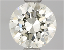 Natural Diamond 0.50 Carats, Round with Very Good Cut, M Color, SI1 Clarity and Certified by GIA